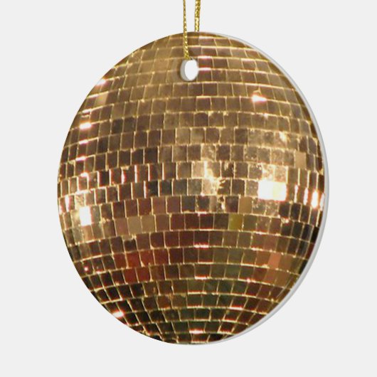 Mirrored Disco Ball 2 Keramik Ornament (Links)