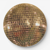 Mirrored Disco Ball 2 Paper Plate Pappteller (Vorderseite)