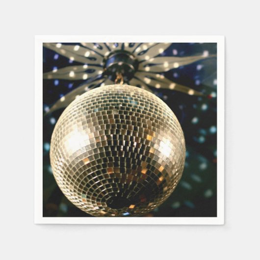 Mirrored Disco Ball 3 Serviette (Vorderseite)