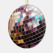 Mirrored Disco Ball Keramik Ornament (Links)