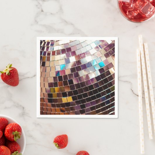 Mirrored Disco Ball Serviette (Beispiel)