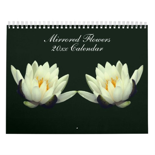 Mirrored Flowers Fotografie  Kalender (Titelbild)