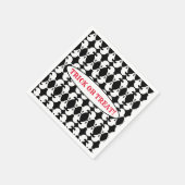 Mirrored Ghost Pattern Napkins Serviette (Ecke)