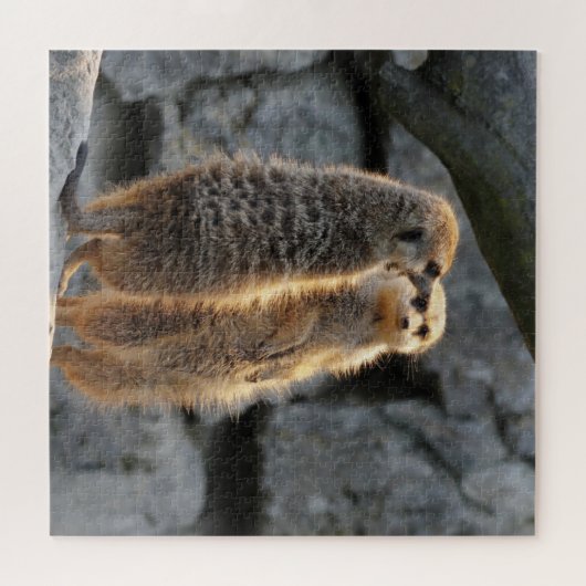 Mirrored Meerkats Puzzle (Horizontal)