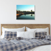 Mirrored Nile River Sunset Ägyptische Leinwand (Insitu (Schlafzimmer))