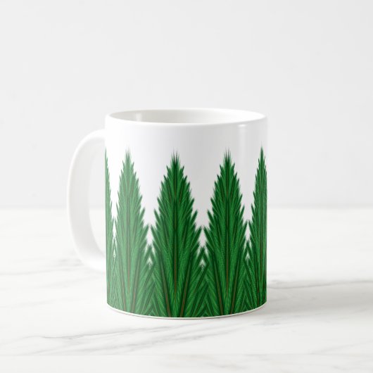 Mirrored Pines Classic Tasse 11oz. (Vorderseite Links)