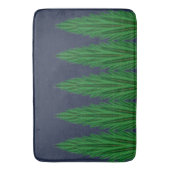 Mirrored Pines Midnight Bath Mat Badematte (Vorderseite Vertikal)