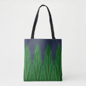 Mirrored Pines Midnight Shoulder Tasche (2 Größen) (Vorderseite)