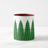 Mirrored Pines Tasse 11oz. -Kastanienbraun (Zentrum)