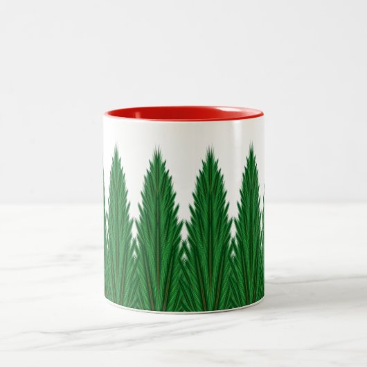 Mirrored Pines Tasse 11oz. -Rot (Mittel)