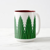 Mirrored Pines Tasse 15oz. -Kastanienbraun (VorderseiteRechts)
