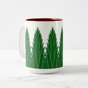 Mirrored Pines Tasse 15oz. -Kastanienbraun