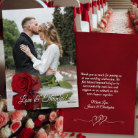 Mirrored Rote Rose Elegantes Hochzeitsstipendium F