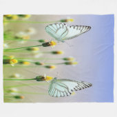 Mirrored Springtime Butterfells Fleecedecke (Vorderseite (Horizontal))