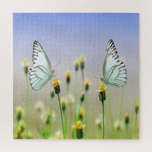 Mirrored Springtime Butterfells Puzzle (Vertikal)
