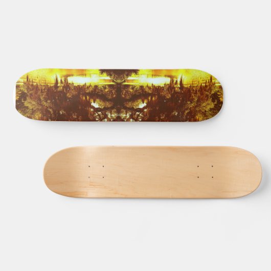 Mirrored Tree Skateboard (Horizontal)