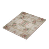 Mirrored Vintage Floral Blocks Fliese (Seite)