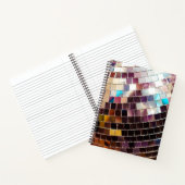 Mirroted Disco Ball Notebook Notizblock (Innenseite)