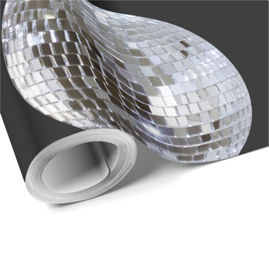 Mirroter Disco-Ball 1 Geschenkpapier (Rolleneckpunkt)