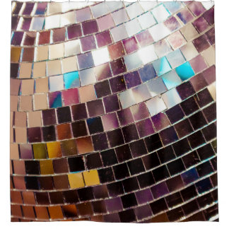 Mirroter Disco-Ball Duschvorhang