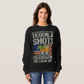 Mis Amigos 4. Juli Salz Limette & Tacos Tequila Sweatshirt (Vorne ganz)
