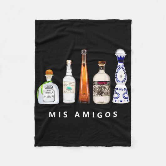Mis Amigos Tequila Funny Cinco De Mayo Mexican Par Fleecedecke (Vorderseite)