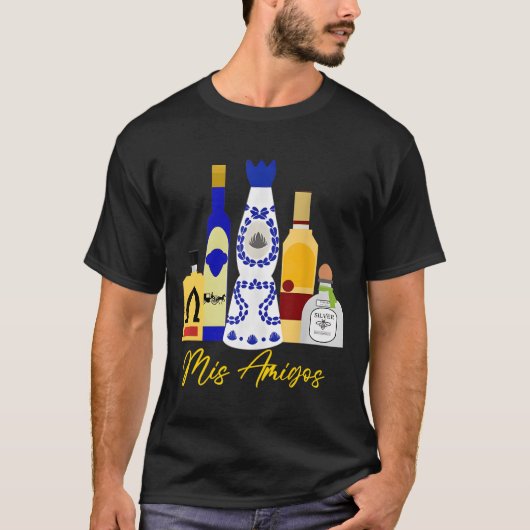Mis Amigos Tequila T-Shirt (Vorderseite)