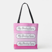 Mis Pinches Cosas Einkaufstasche Tasche (Rückseite)