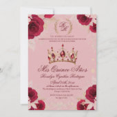 Mis Quince Anos Elegant 15. Geburtstag Einladung (Vorderseite)