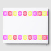 Mis Quince Anos Mexican Fiesta Blume Quinceanera Gästebuch (Rückseite)