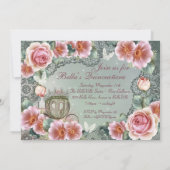 Mis Quince Anos, Prinzessin zum Geburtstag Einladung (Rückseite)