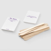 Mis Quince Anpassen von Hand-Fans Fächer (Non-assembled)