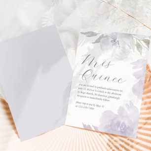 Mis Quince Floral 15 Jahre Geburtstag Quinceañera Einladung