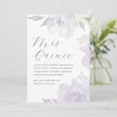 Mis Quince Floral Birthday Quinceañera QR-Code Einladung (Stehend Vorderseite)