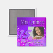 Mis Quince I Foto Party Magnet (Vorderseite/Rückseite)