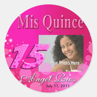 Mis Quince I Foto Party Sticker