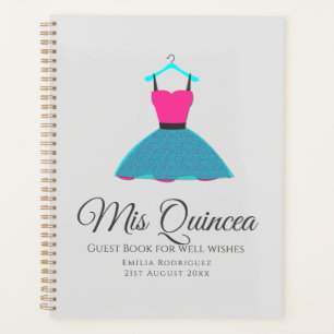 Mis Quince Quinceanera Dress GUEST BUCH individuel Planer