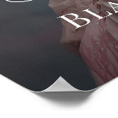 Mis Quince Quinceanera welcome sign with photo Poster (Ecke)