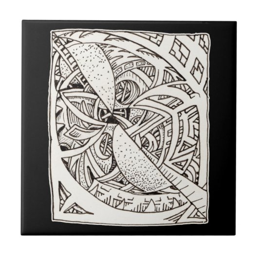 Mis-spliced Fliese (Vorderseite)