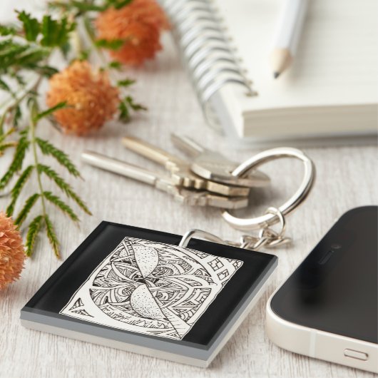 Mis-spliced Schlüsselanhänger (Vorderseite rechts)