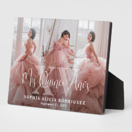 Mis XV Años Quinceañera 3 Photo Collage Birthday Fotoplatte