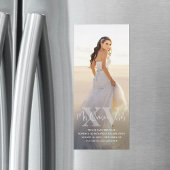 Mis XV Años Save the Date Chic Quinceañera Foto Magneteinladung