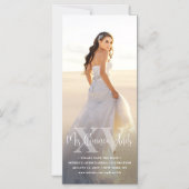 Mis XV Años Save the Date Chic Quinceañera Foto Magneteinladung (Vorderseite)