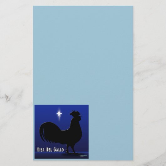 Misa Del Gallo Briefpapier (Vorderseite)