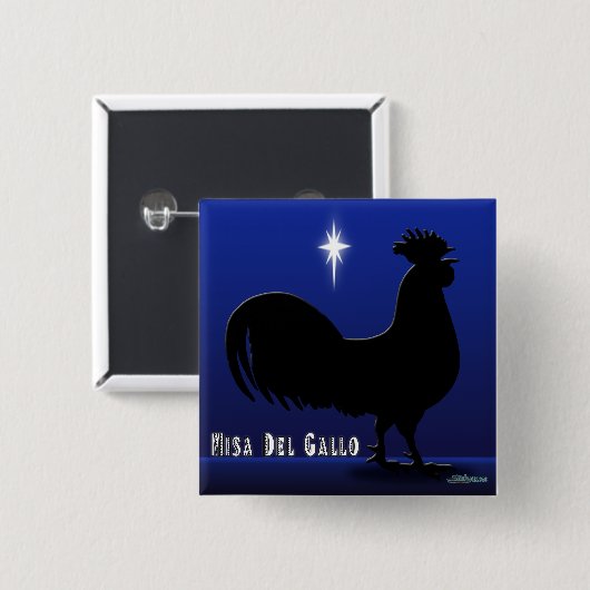 Misa Del Gallo Button (Vorne & Hinten)