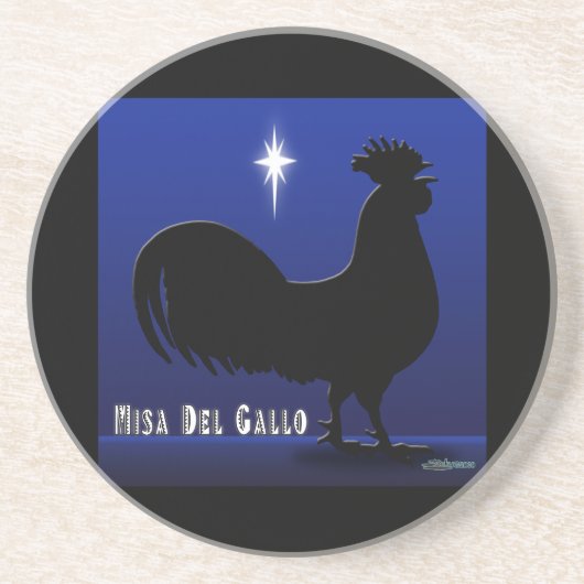 Misa Del Gallo Sandstein Untersetzer (Vorne)