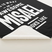 Misael Personalisiert Name Birthday Sherpadecke (3/4)