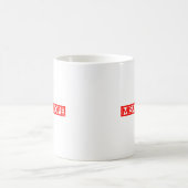Misanthrope-Briefmarke Kaffeetasse (Mittel)