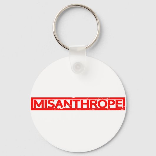 Misanthrope-Briefmarke Schlüsselanhänger (Vorderseite)