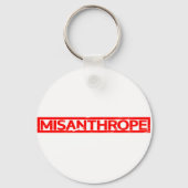 Misanthrope-Briefmarke Schlüsselanhänger (Rückseite)